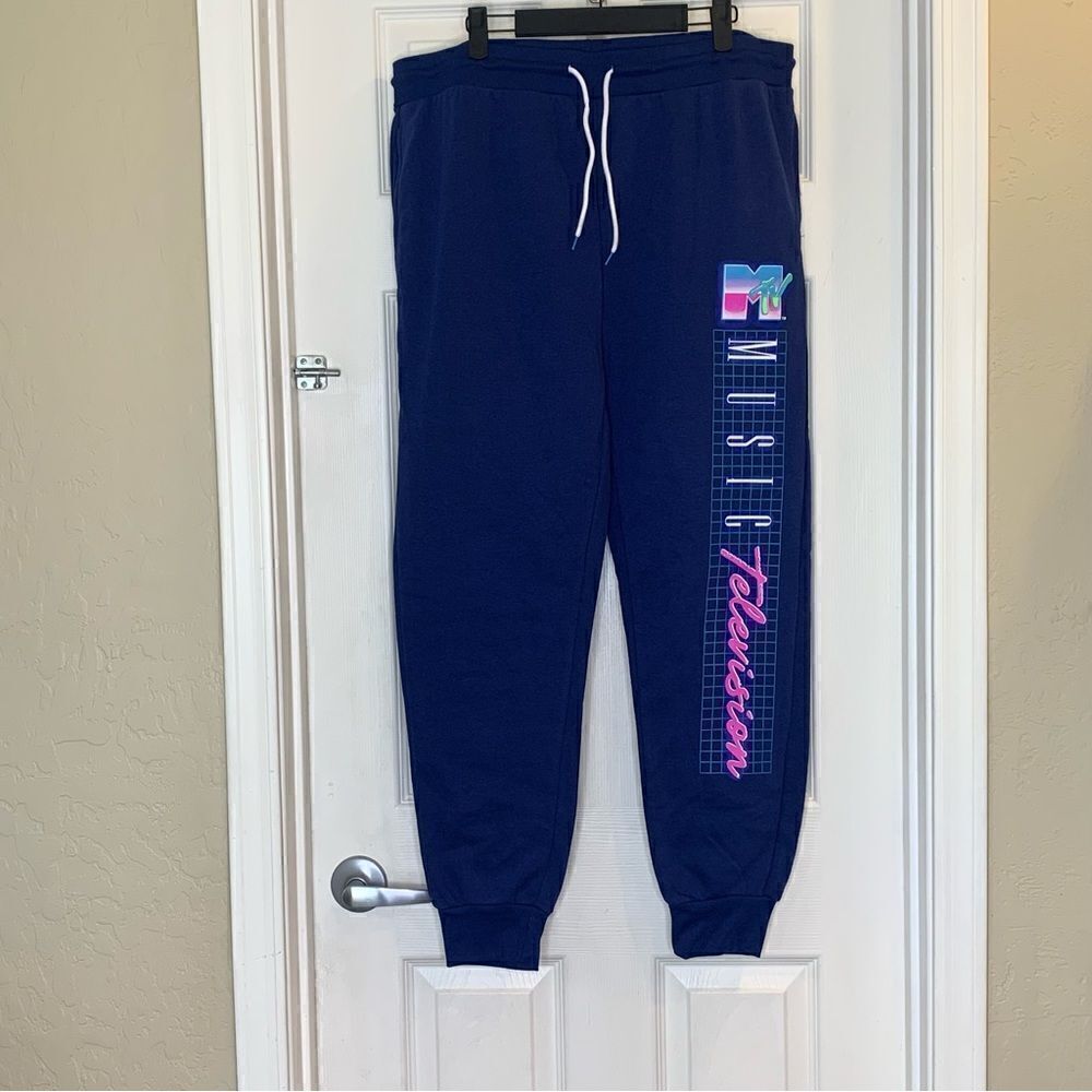 MTV Joggers Navy Blue Size XXXL